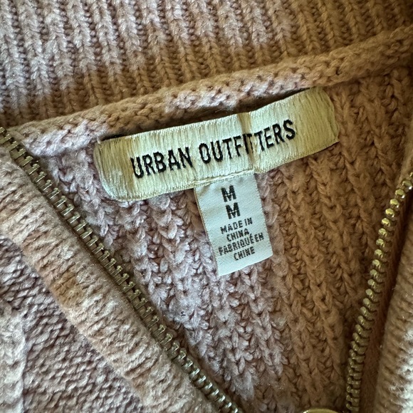 Urban Outfitters Lizzie Cable Knit Half Zip Pullover Sweater - Picture 7 of 8